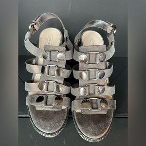 Near perfect Coach platform sandals.